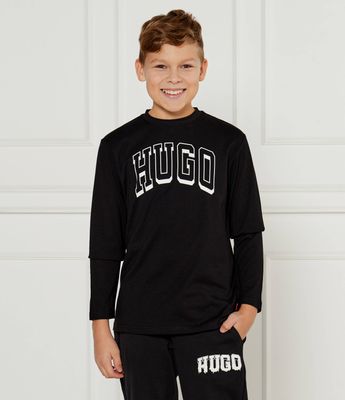 T-shirt chłopięce na jesień HUGO KIDS ze sklepu: Gomez Fashion Store w kategorii: T-shirty chłopięce
