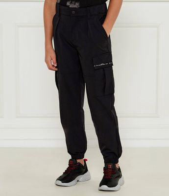 Spodnie chłopięce na jesień HUGO KIDS ze sklepu: Gomez Fashion Store w kategorii: Spodnie chłopięce