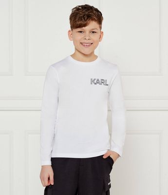 T-shirt chłopięce na wiosnę Karl Lagerfeld Kids ze sklepu: Gomez Fashion Store w kategorii: T-shirty chłopięce