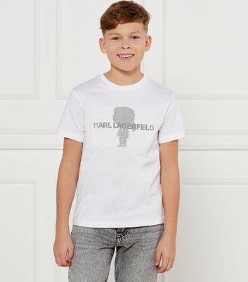 T-shirt chłopięce na lato Karl Lagerfeld Kids ze sklepu: Gomez Fashion Store w kategorii: T-shirty chłopięce