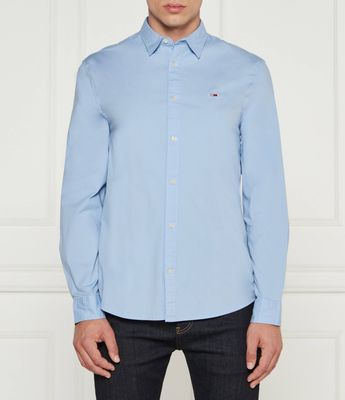 Koszula męska z klasycznym kołnierzykiem Tommy Jeans ze sklepu: Gomez Fashion Store w kategorii: Koszule męskie - zdjęcie 874714-BD9-10338_TM245M000089D96