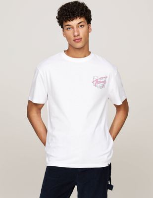 T-shirt męski casualowy Tommy Jeans ze sklepu: Gomez Fashion Store w kategorii: T-shirty męskie - zdjęcie 874714-BD9-10338_TM245M000179D90