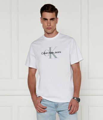 Calvin Klein Jeans - T-shirt męski wiosenny młodzieżowy ze sklepu: Gomez Fashion Store w kategorii: T-shirty męskie - zdjęcie 874714-BD9-10338_CJ245M000040C65