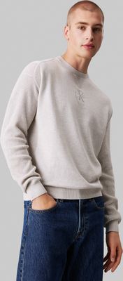 Calvin Klein Jeans - Sweter męski casualowy ze sklepu: Gomez Fashion Store w kategorii: Swetry męskie - zdjęcie 874714-BD9-10338_CJ245M000058C62