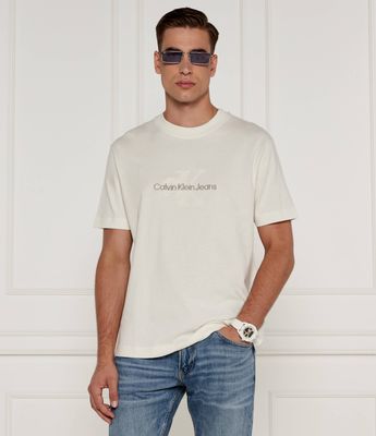 Calvin Klein Jeans - T-shirt męski wiosenny ze sklepu: Gomez Fashion Store w kategorii: T-shirty męskie - zdjęcie 874714-BD9-10338_CJ245M000085186