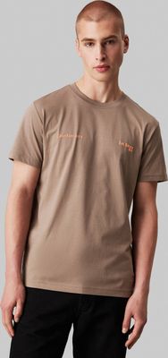 T-shirt męski na wiosnę Calvin Klein Jeans ze sklepu: Gomez Fashion Store w kategorii: T-shirty męskie - zdjęcie 874714-BD9-10338_CJ245M000123C63