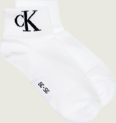Skarpetki damskie z napisami casualowe Calvin Klein Jeans ze sklepu: Gomez Fashion Store w kategorii: Skarpetki damskie - zdjęcie 874714-BD9-10338_CJ245W000191802