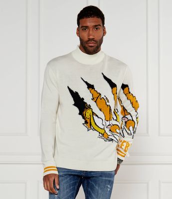 Sweter męski wiosenny Iceberg ze sklepu: Gomez Fashion Store w kategorii: Swetry męskie - zdjęcie 874714-BD9-10338_II245M000014033