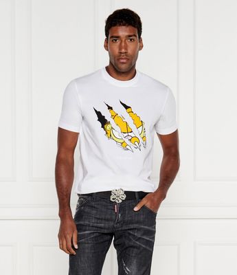T-shirt męski na lato Iceberg ze sklepu: Gomez Fashion Store w kategorii: T-shirty męskie - zdjęcie 874714-BD9-10338_II245M000028101