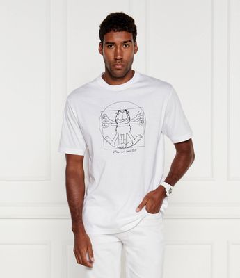 T-shirt męski na wiosnę Iceberg ze sklepu: Gomez Fashion Store w kategorii: T-shirty męskie - zdjęcie 874714-BD9-10338_II245M000038101