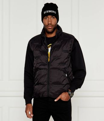 Iceberg - Kamizelka męska na jesień casual ze sklepu: Gomez Fashion Store w kategorii: Kamizelki męskie - zdjęcie 874714-BD9-10338_II245M000041900
