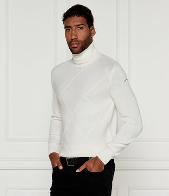 Sweter męski casual na wiosnę Paul&Shark ze sklepu: Gomez Fashion Store w kategorii: Swetry męskie - zdjęcie 874714-BD9-10338_PU245M000008469