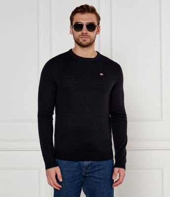 Sweter męski wiosenny Napapijri ze sklepu: Gomez Fashion Store w kategorii: Swetry męskie - zdjęcie 874714-BD9-10338_NA245M000006041