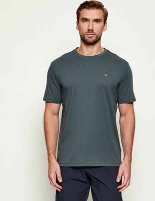 Napapijri - T-shirt męski w sportowym stylu ze sklepu: Gomez Fashion Store w kategorii: T-shirty męskie - zdjęcie 874714-BD9-10338_NA245M000012000