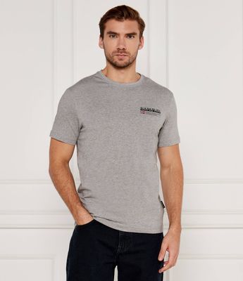 T-shirt męski casual Napapijri ze sklepu: Gomez Fashion Store w kategorii: T-shirty męskie - zdjęcie 874714-BD9-10338_NA245M000016160