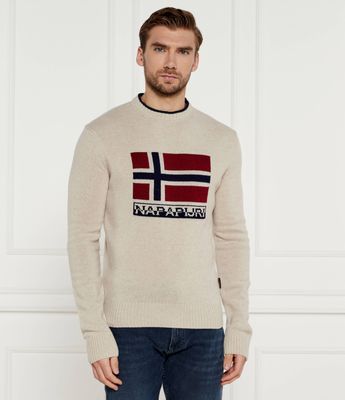 Sweter męski na zimę Napapijri ze sklepu: Gomez Fashion Store w kategorii: Swetry męskie - zdjęcie 874714-BD9-10338_NA245M000051380