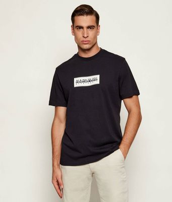 T-shirt męski na wiosnę Napapijri ze sklepu: Gomez Fashion Store w kategorii: T-shirty męskie - zdjęcie 874714-BD9-10338_NA245M000054041