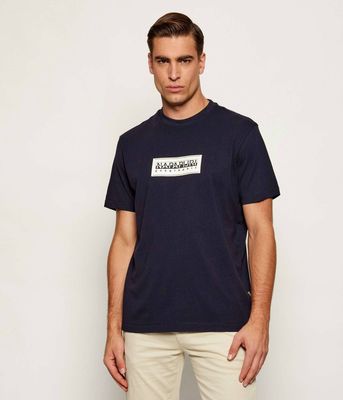 T-shirt męski wiosenny Napapijri ze sklepu: Gomez Fashion Store w kategorii: T-shirty męskie - zdjęcie 874714-BD9-10338_NA245M000054176