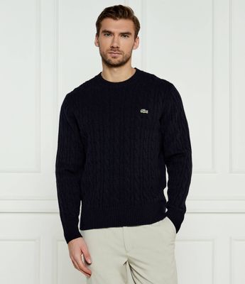 Sweter męski casual Lacoste ze sklepu: Gomez Fashion Store w kategorii: Swetry męskie - zdjęcie 874714-BD9-10338_LA245M000018166