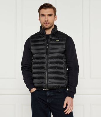 Lacoste - Kamizelka męska bez wzorów casual ze sklepu: Gomez Fashion Store w kategorii: Kamizelki męskie - zdjęcie 874714-BD9-10338_LA245M000023031