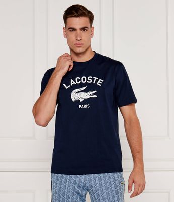 T-shirt męski na wiosnę Lacoste ze sklepu: Gomez Fashion Store w kategorii: T-shirty męskie - zdjęcie 874714-BD9-10338_LA245M000059166