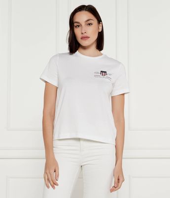 Bluzka damska na wiosnę Gant ze sklepu: Gomez Fashion Store w kategorii: Bluzki damskie - zdjęcie 874714-BD9-10338_GA245W000019110