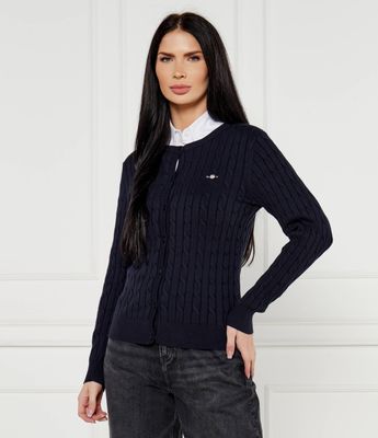 Sweter damski zimowy Gant ze sklepu: Gomez Fashion Store w kategorii: Swetry damskie - zdjęcie 874714-BD9-10338_GA245W000029433