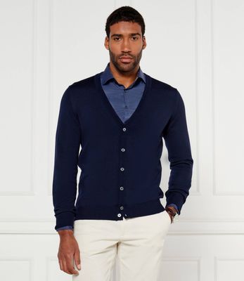Sweter męski casual Stenströms ze sklepu: Gomez Fashion Store w kategorii: Swetry męskie - zdjęcie 874714-BD9-10338_SN245M000002190