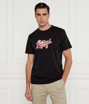 T-shirt męski wiosenny Woolrich ze sklepu: Gomez Fashion Store w kategorii: T-shirty męskie - zdjęcie 874714-BD9-10338_WO245M000007100