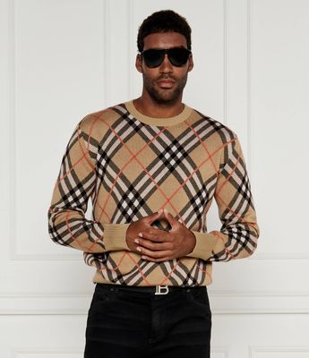 Sweter męski w stylu młodzieżowym Burberry ze sklepu: Gomez Fashion Store w kategorii: Swetry męskie - zdjęcie 874714-BD9-10338_BE244M000002118