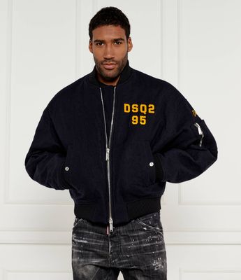 Kurtka męska na wiosnę Dsquared2 ze sklepu: Gomez Fashion Store w kategorii: Kurtki męskie - zdjęcie 874714-BD9-10338_DQ245M000063477