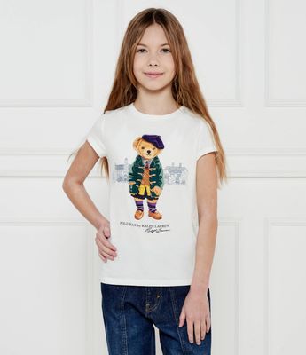 Bluzka dziewczęca na lato Polo Ralph Lauren ze sklepu: Gomez Fashion Store w kategorii: Bluzki dziewczęce