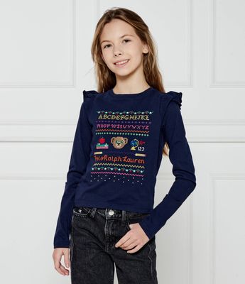 Bluzka dziewczęca na jesień Polo Ralph Lauren ze sklepu: Gomez Fashion Store w kategorii: Bluzki dziewczęce