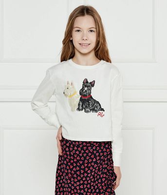 Bluzka dziewczęca wiosenna Polo Ralph Lauren ze sklepu: Gomez Fashion Store w kategorii: Bluzki dziewczęce