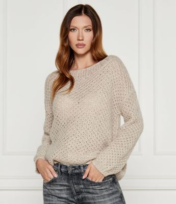 Sweter damski na zimę casualowy RIANI ze sklepu: Gomez Fashion Store w kategorii: Swetry damskie - zdjęcie 874714-BD9-10338_RI244W000014802