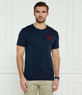 La Martina - T-shirt męski na wiosnę ze sklepu: Gomez Fashion Store w kategorii: T-shirty męskie - zdjęcie 874714-BD9-10338_LR245M000017717