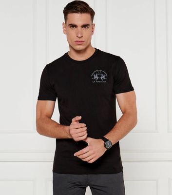 La Martina - T-shirt męski letni ze sklepu: Gomez Fashion Store w kategorii: T-shirty męskie - zdjęcie 874714-BD9-10338_LR245M000017999