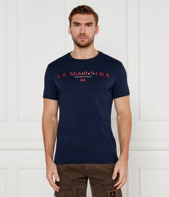 T-shirt męski młodzieżowy La Martina ze sklepu: Gomez Fashion Store w kategorii: T-shirty męskie - zdjęcie 874714-BD9-10338_LR245M000018717