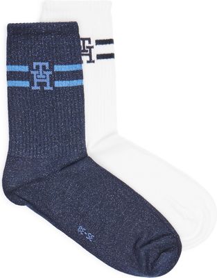 Skarpetki damskie casual Tommy Hilfiger ze sklepu: Gomez Fashion Store w kategorii: Skarpetki damskie - zdjęcie 874714-BD9-10338_TH245W000276002