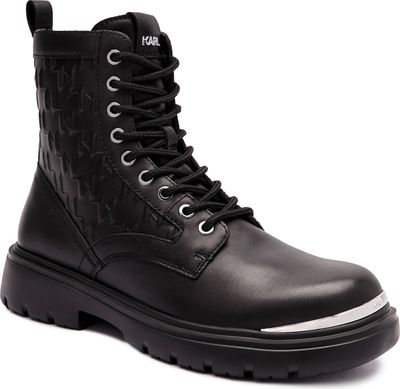 Buty zimowe męskie na zimę Karl Lagerfeld ze sklepu: Gomez Fashion Store w kategorii: Buty zimowe męskie - zdjęcie 874714-BD9-10338_KL245M000001000