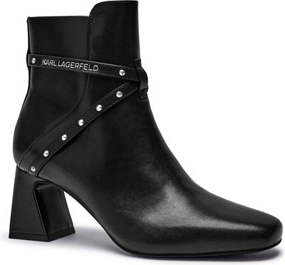 Botki na jesień Karl Lagerfeld ze sklepu: Gomez Fashion Store w kategorii: Botki - zdjęcie 874714-BD9-10338_KL245W000003000