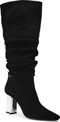 Karl Lagerfeld - Kozaki damskie na zimę ze sklepu: Gomez Fashion Store w kategorii: Kozaki damskie - zdjęcie 874714-BD9-10338_KL245W000006501