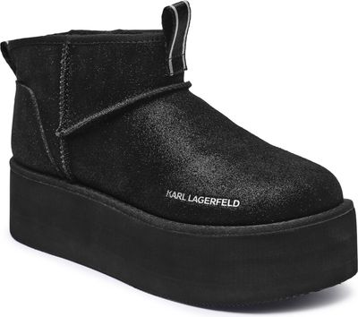 Śniegowce damskie na zimę Karl Lagerfeld ze sklepu: Gomez Fashion Store w kategorii: Śniegowce damskie - zdjęcie 874714-BD9-10338_KL245W000030C27
