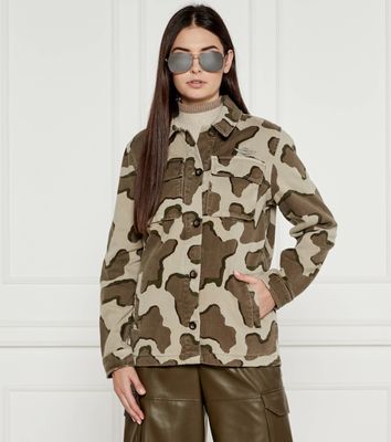 Kurtka damska w militarnym stylu Aeronautica Militare ze sklepu: Gomez Fashion Store w kategorii: Kurtki damskie - zdjęcie 874714-BD9-10338_AM244W000002251