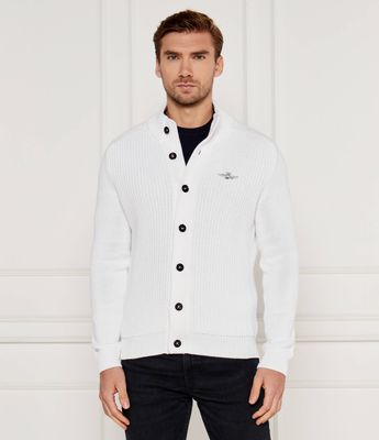 Sweter męski casual Aeronautica Militare ze sklepu: Gomez Fashion Store w kategorii: Swetry męskie - zdjęcie 874714-BD9-10338_AM245M000051002
