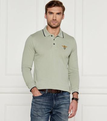 T-shirt męski casual Aeronautica Militare ze sklepu: Gomez Fashion Store w kategorii: T-shirty męskie - zdjęcie 874714-BD9-10338_AM245M000070292
