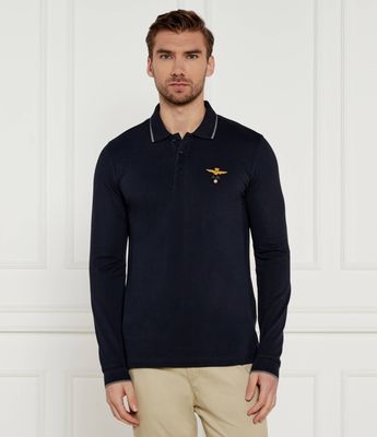 T-shirt męski casual Aeronautica Militare ze sklepu: Gomez Fashion Store w kategorii: T-shirty męskie - zdjęcie 874714-BD9-10338_AM245M000070019
