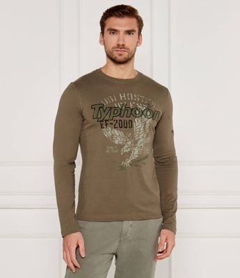 Aeronautica Militare - T-shirt męski wiosenny ze sklepu: Gomez Fashion Store w kategorii: T-shirty męskie - zdjęcie 874714-BD9-10338_AM245M000089287