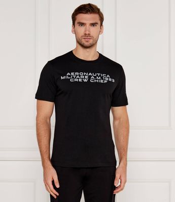 T-shirt męski Aeronautica Militare ze sklepu: Gomez Fashion Store w kategorii: T-shirty męskie - zdjęcie 874714-BD9-10338_AM245M000091004