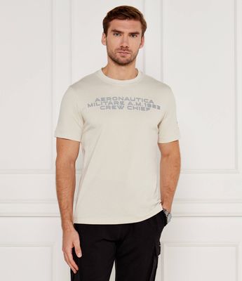 T-shirt męski młodzieżowy Aeronautica Militare ze sklepu: Gomez Fashion Store w kategorii: T-shirty męskie - zdjęcie 874714-BD9-10338_AM245M000091291